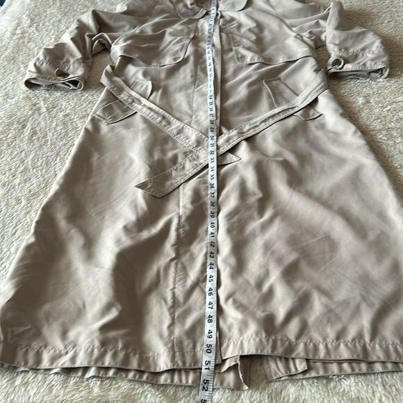 J Gallery beige trench coat size 10 - Picture 7 of 16